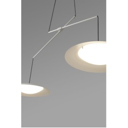 Colgante Slim blanco doble Faro